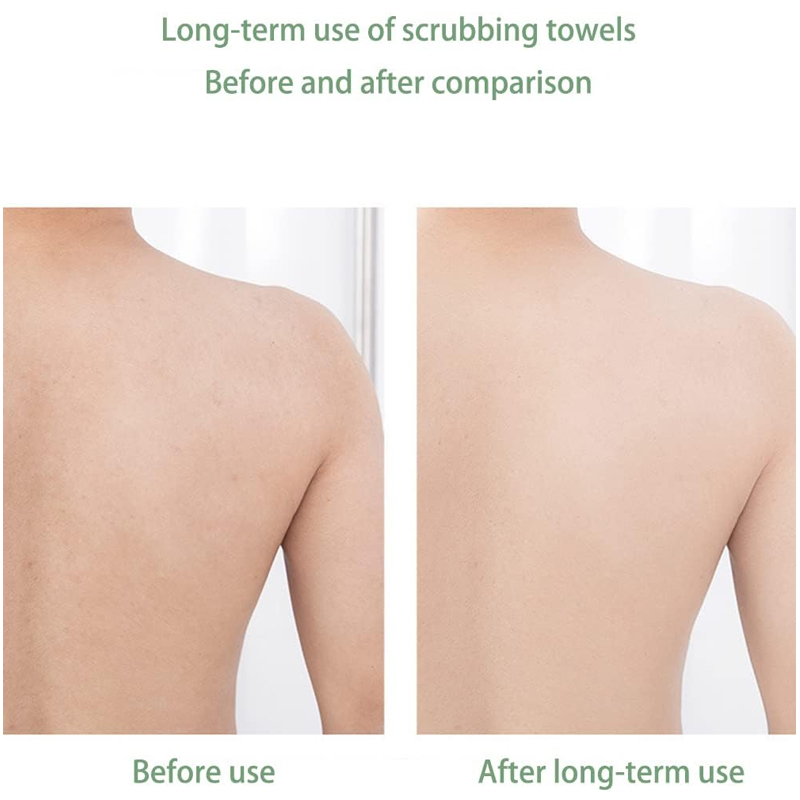 Body Cleaning Back Scrubber Exfoliating Bath Towel Washcloth Shower — image 10