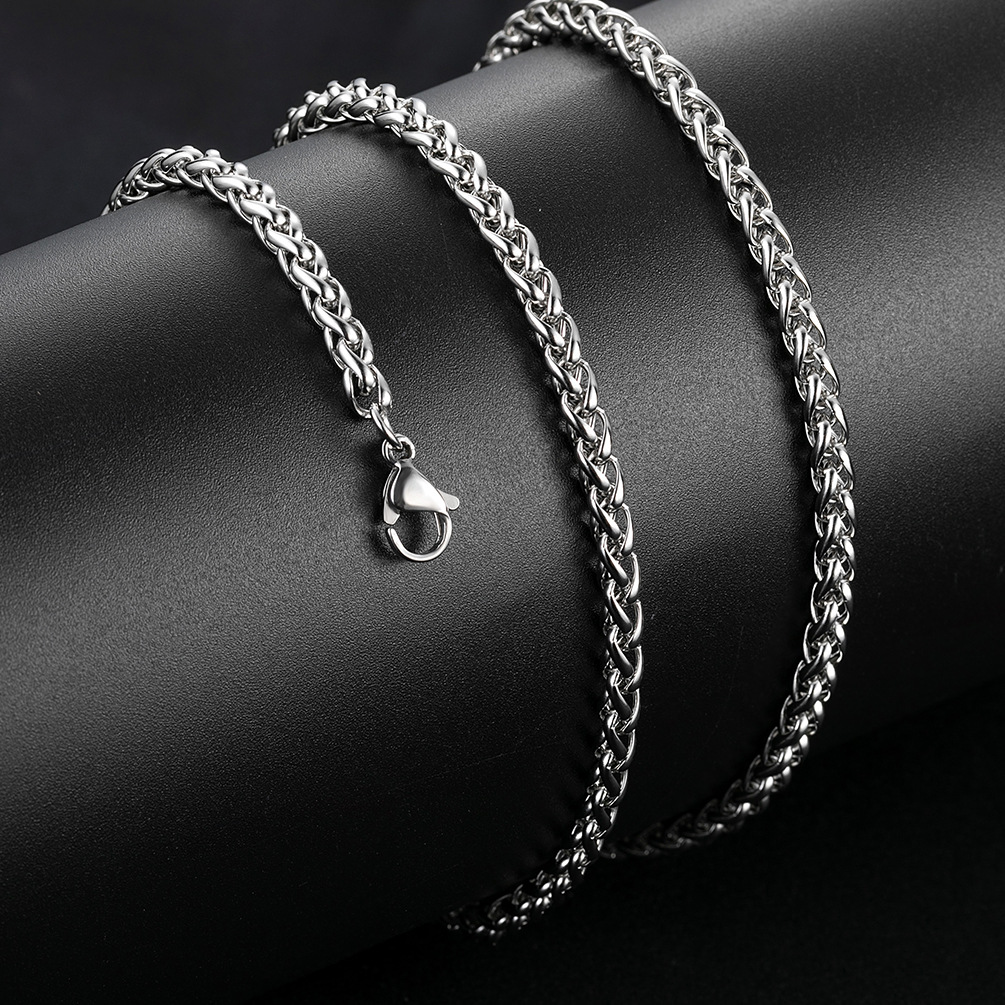 Simple And Creative Men's Stainless Steel Keel Chain