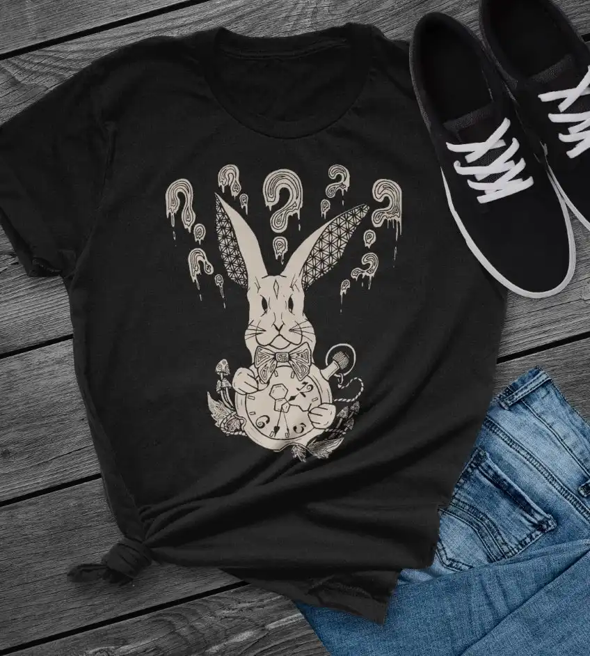 Simple And Creative Printing Short Sleeve