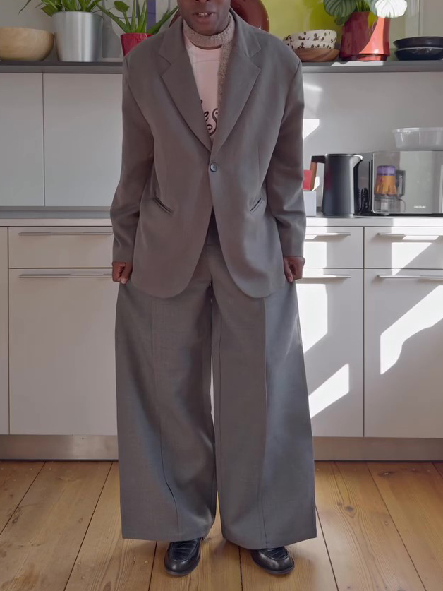 Men's Classic Grey Blazer