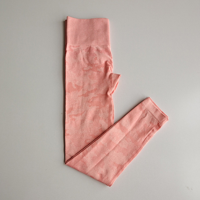 Colors Drop Shipping Seamless Camouflage Leggings High