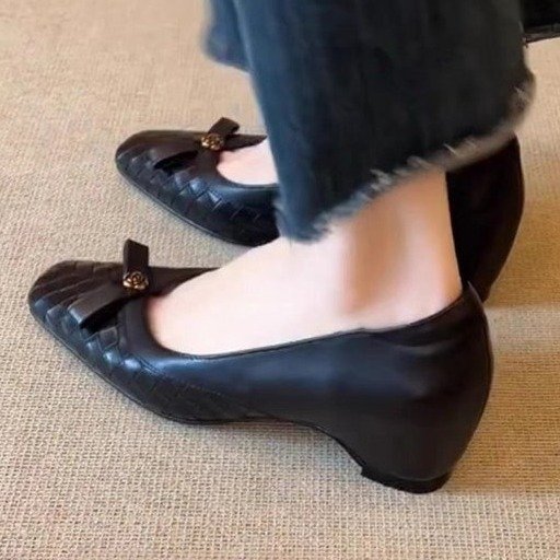 Square Toe Mary Jane Flats