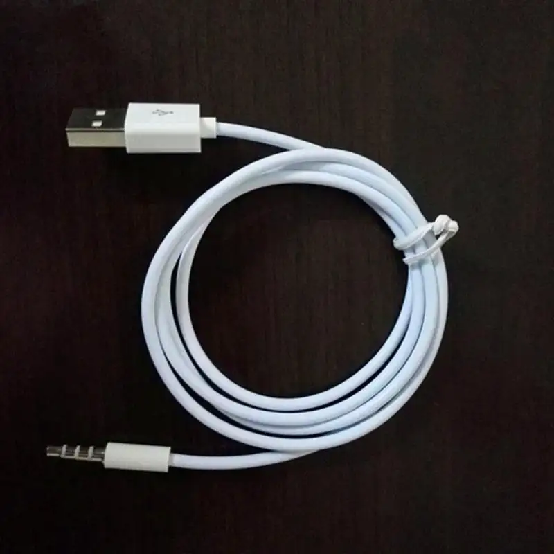 Silver Plating Car Phone Audio Cable USB