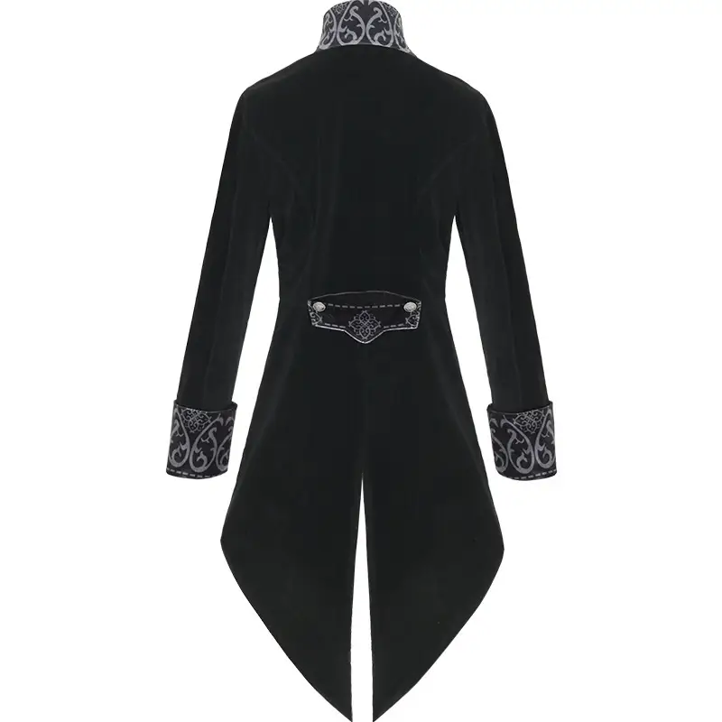 European And American New Style Wan Christmas Tuxedo Retro Clothing Mid-length