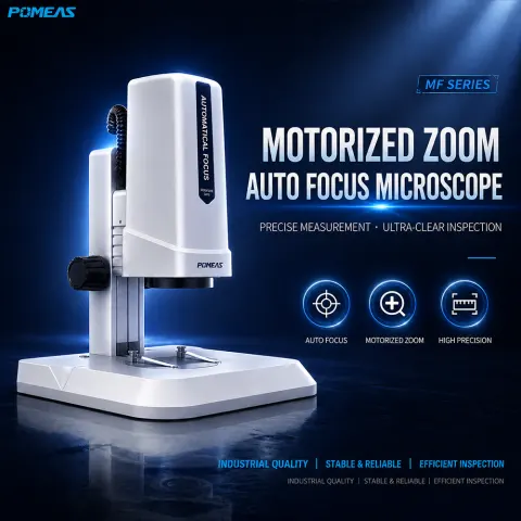 MF6020 Motorized Zoom Video Microscope for Industrial Inspection Precision