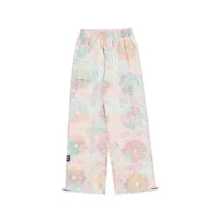 Men's And Women's Waistband Loose Drawstring Hip Hop Pants - Photo Color - View 1