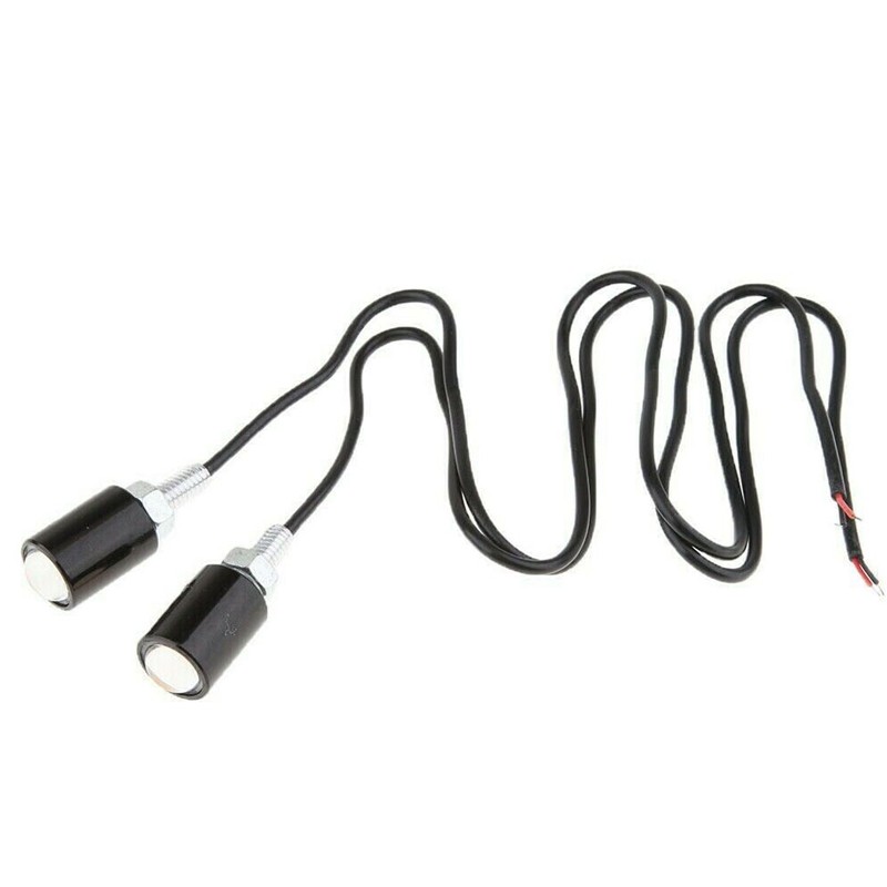 2X LED Black Micro Mini Tiny Small Indicators Turn Signal Motorcycle Motor Bike — image 6