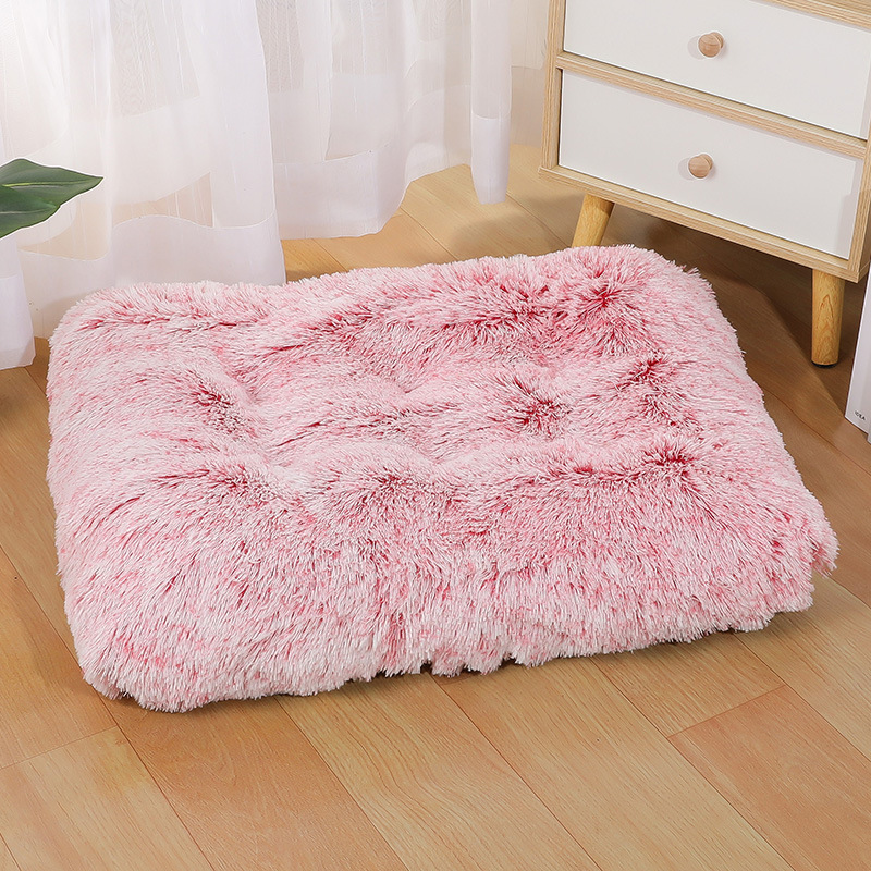 Title 2, Plush cat-shaped dog bed and warm pet supplies ...