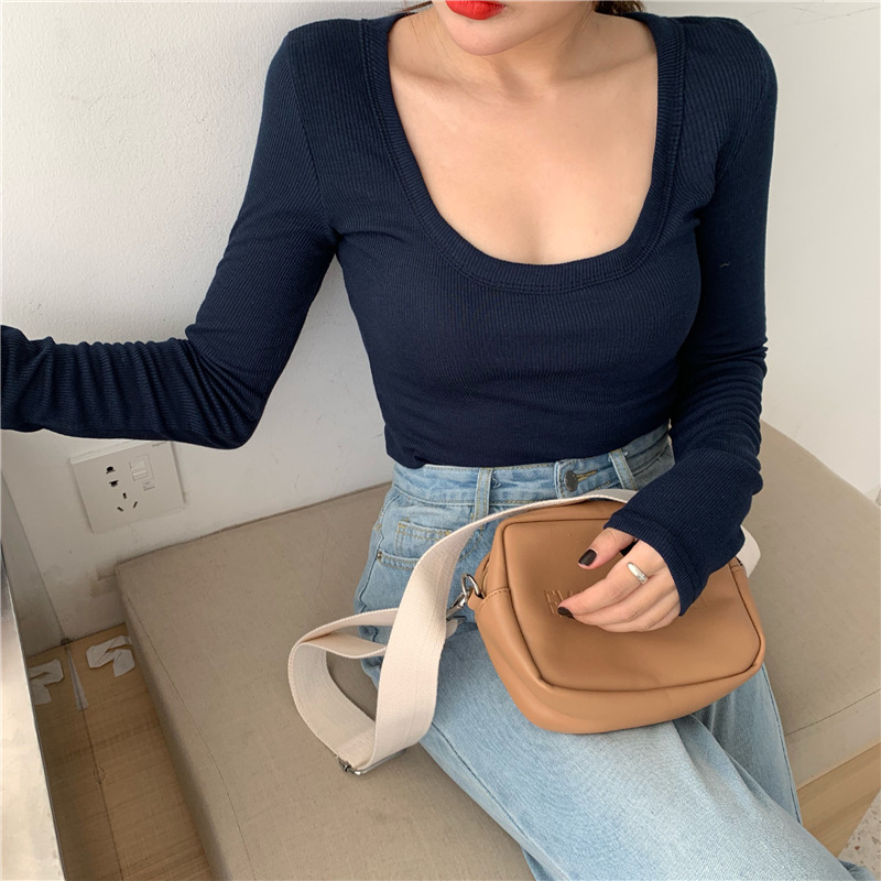 Women's New Slim Slimming Long-sleeved Bottoming Shirt