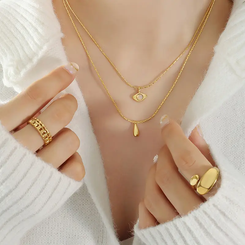 Tassel Solitaire Necklace Girls Special-interest Design White Sea Shell Wings High-grade Clavicle Chain