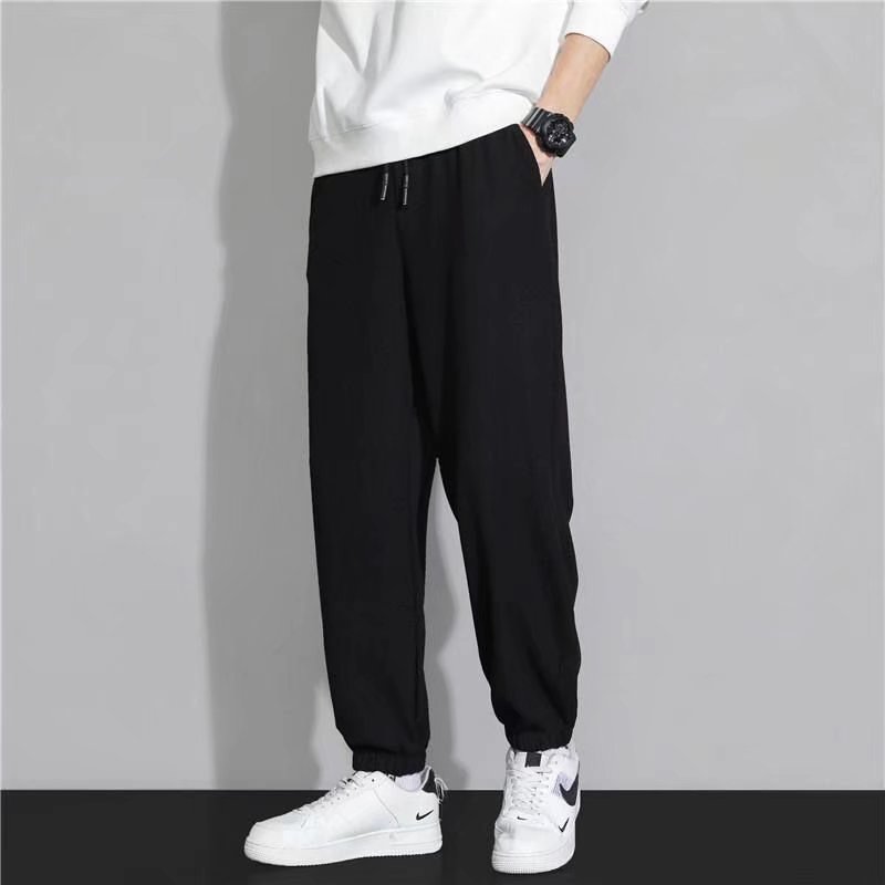 Title 1, Mens Summer Loose Waffle Long Pants Lightweigh...