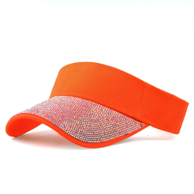 Female Dot Diamond Hollow Top Hat Orange - Shop at LoveMi