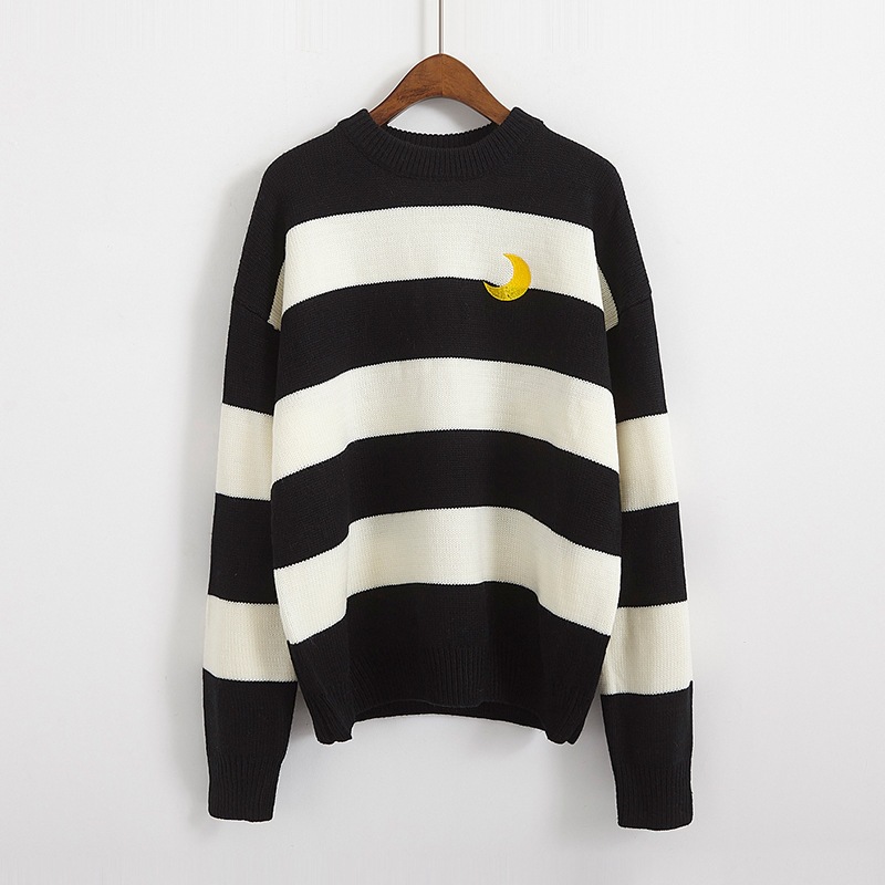 Very Fairy Striped Sweater Knit Sweater