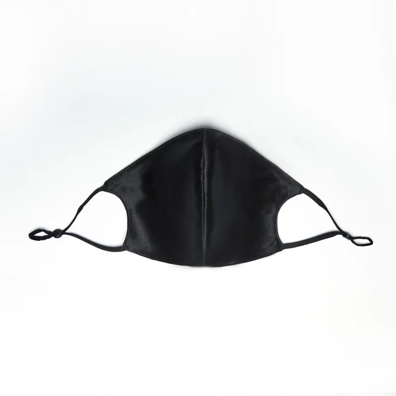 Breathable Four Seasons Sunscreen And Dustproof Silk Mask - Black