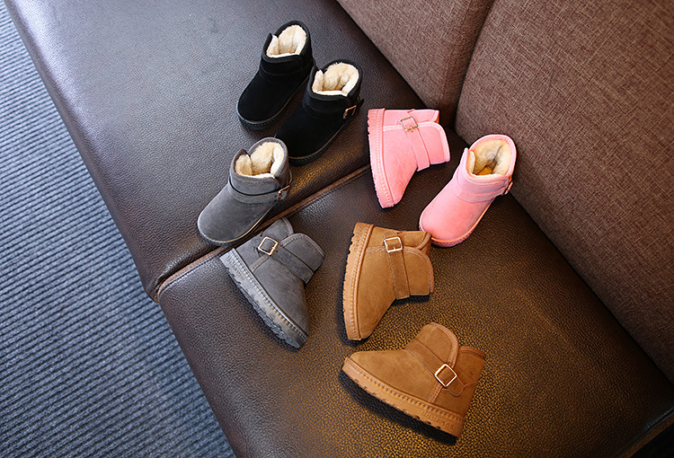 Plush Thickening Warm And Non-slip Boys' Cotton Boots — foto 12