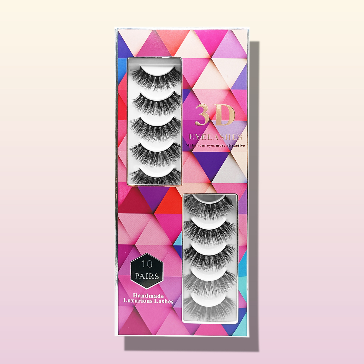 3D Premium Faux Mink False Eyelashes MK-36 5
