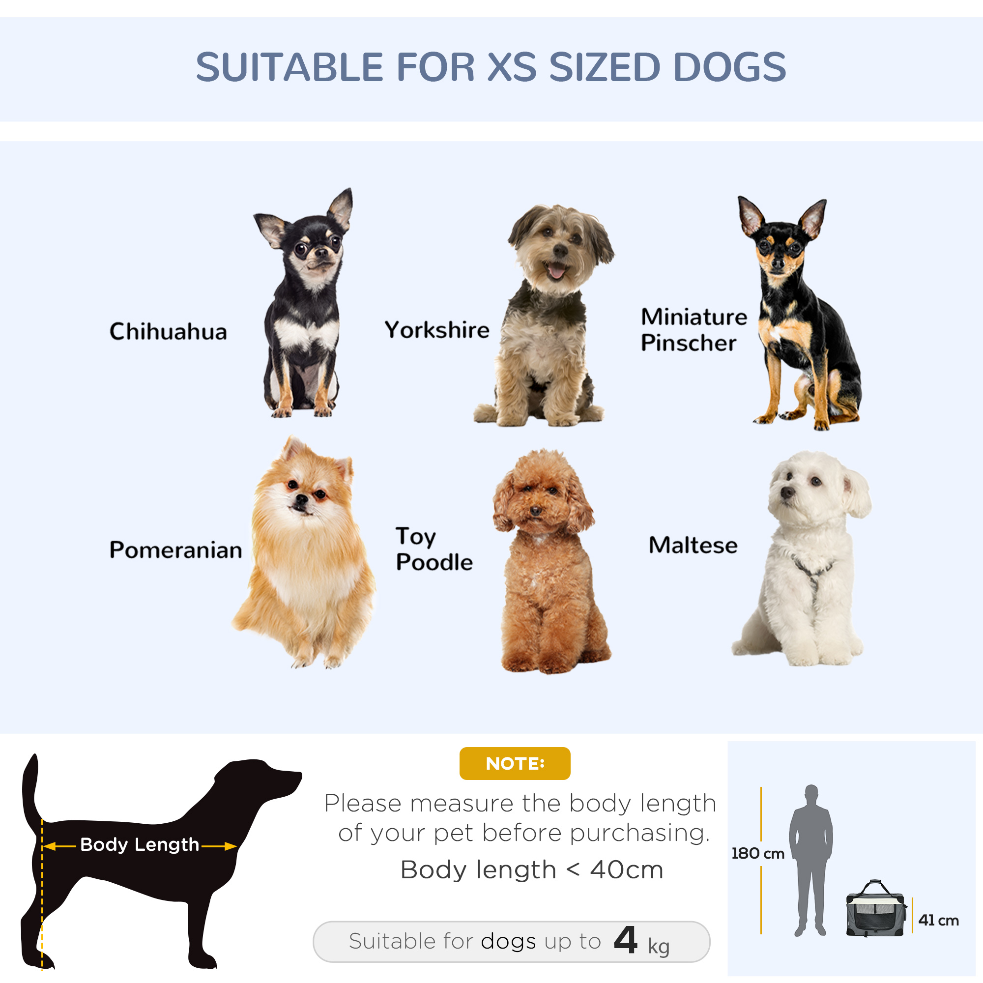 60cm Foldable Pet Basket With Soft Cushion, Suitable For Small Dogs And Cats — image 10