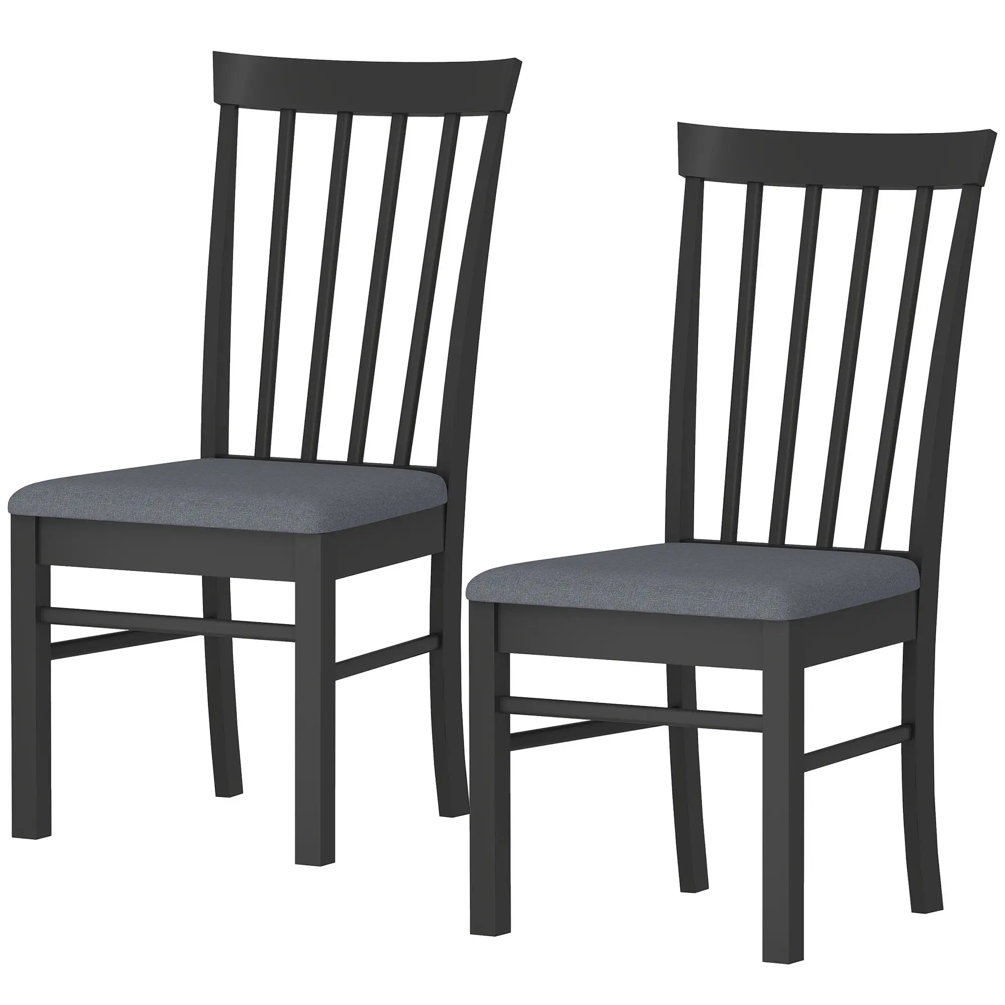 Wooden Dining Chairs Set Of 2, Farmhouse