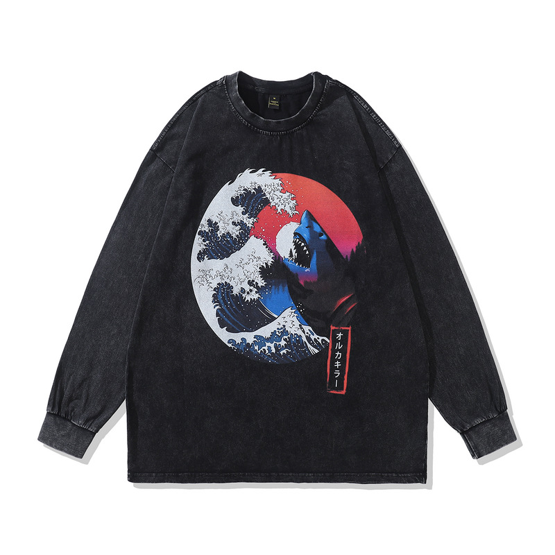 American Vintage Wash Backing Long Sleeve