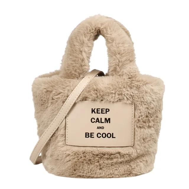 Autumn And Winter New Bucket Handbag Mini All match Khaki - Shop at LoveMi
