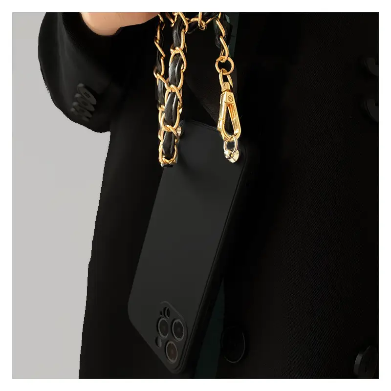 Crossbody Back Cover Tpu Mobile Phone Case Silicone Soft Shell