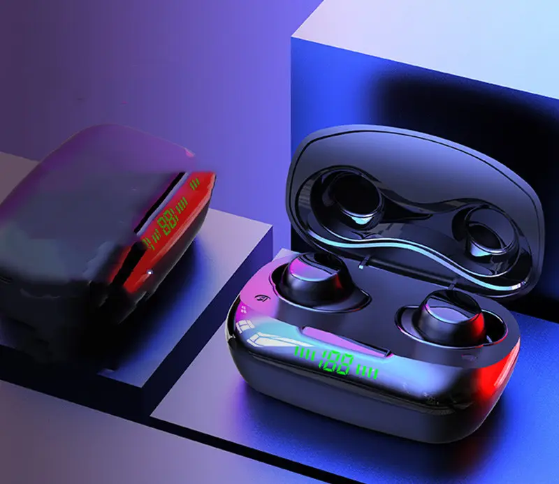 Bluetooth Headset Sports to Work Earbuds Running Binaural