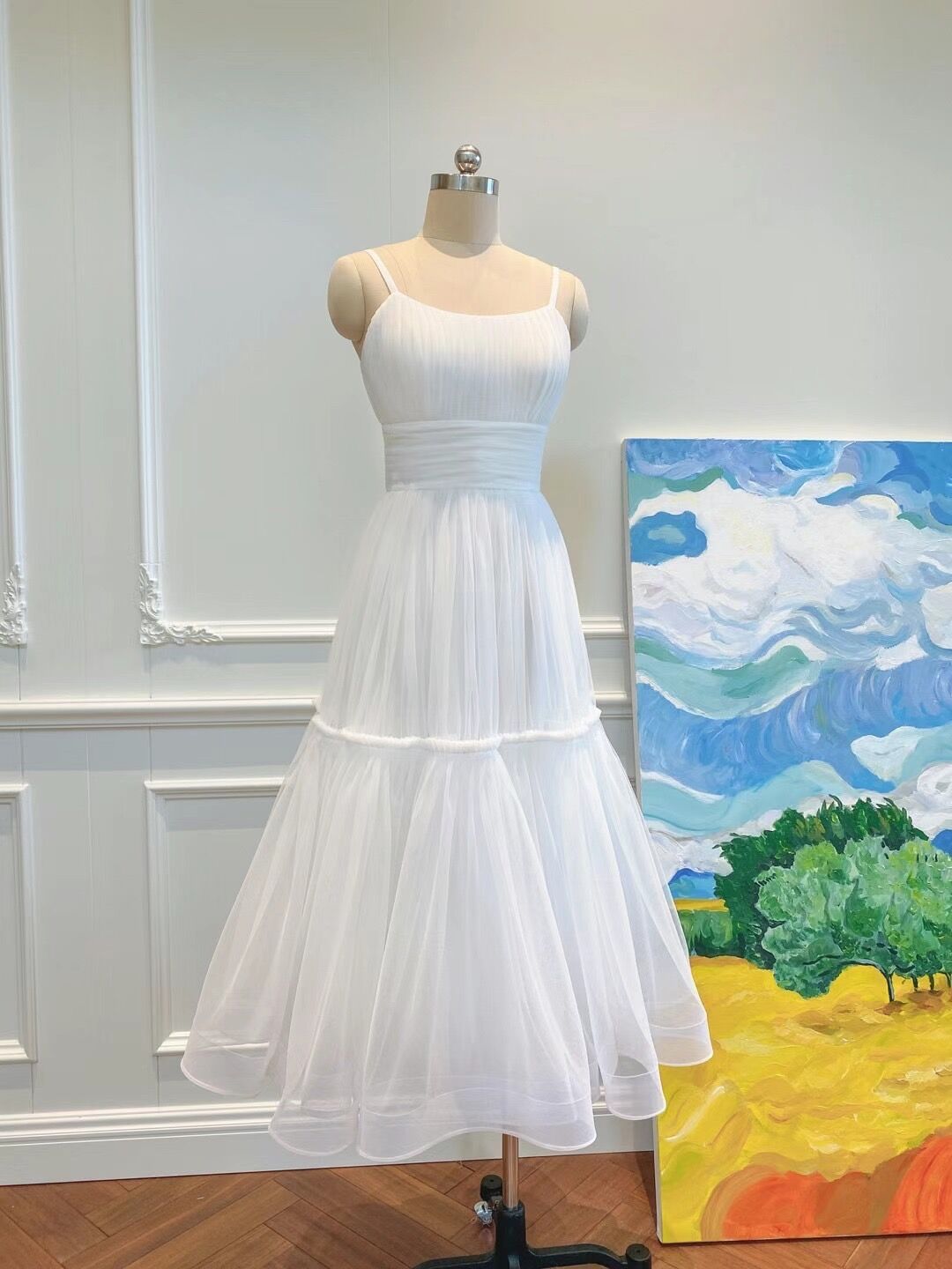 Small French First Love Puffy Skirt Mesh