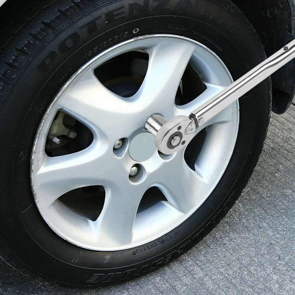 7pcs 1 2 Inch Ratcheting Torque Wrench 28 - 210Nm With 17 19 21mm Drive Socket — image 9