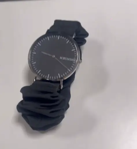 Scrunchie Watch Hidden Zipper Pocker Watch
