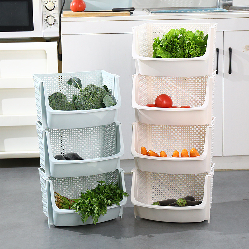 Title 1, Vegetable Basket Rack with Multiple-layers