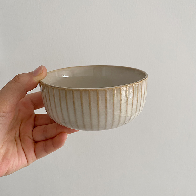 Japanese Rice Handmade Ceramic Tea Cup