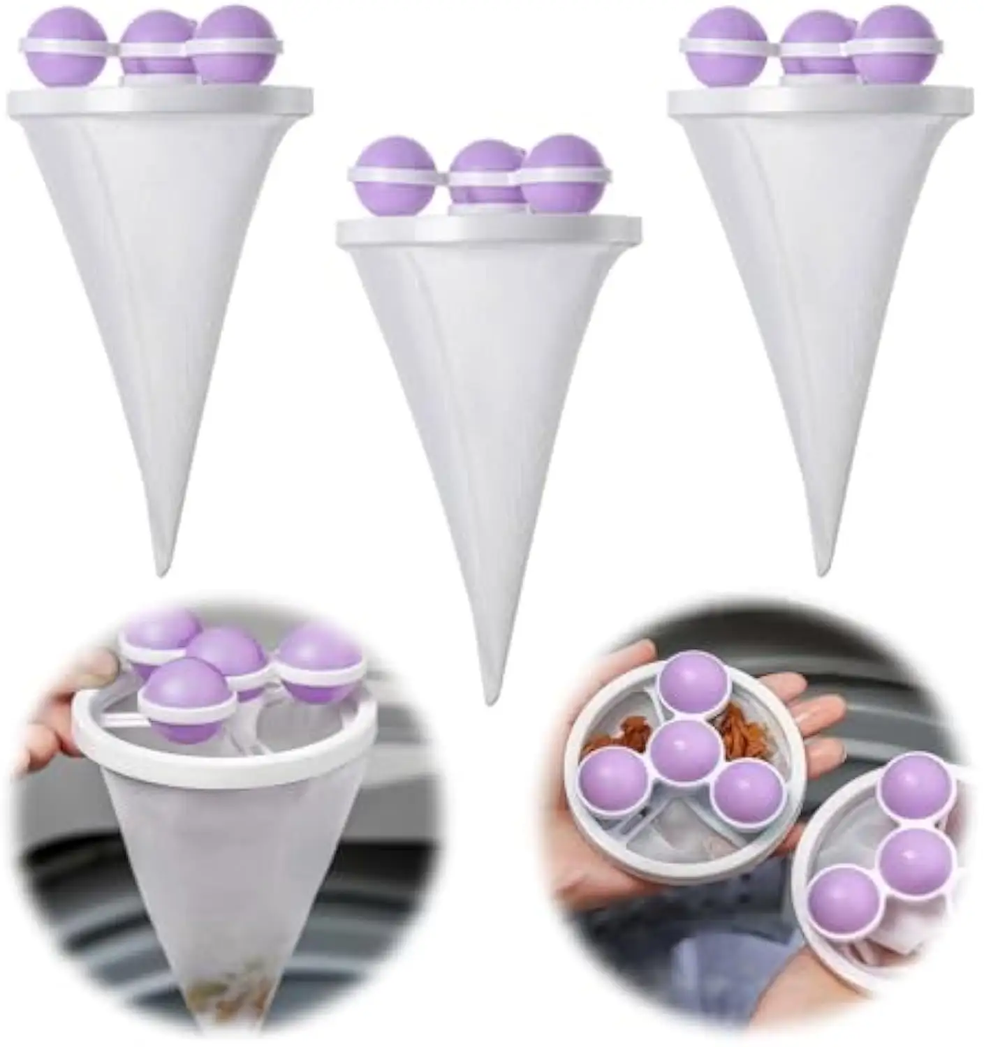 Floating Hair Filtering Mesh Removal, Pet Lint