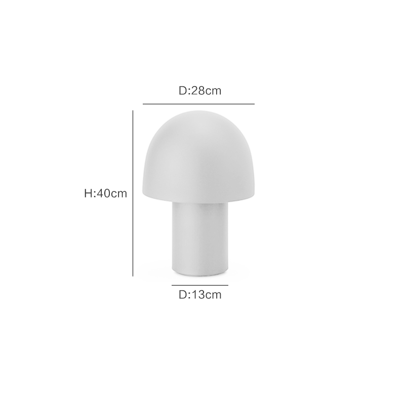 Simple Living Room Bedroom Bedside Study Reading LED Mushroom Lamp