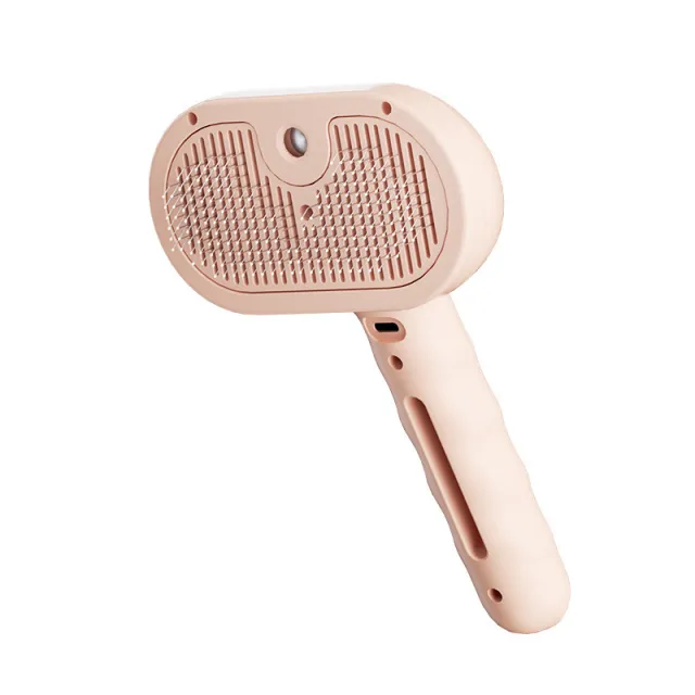 New Chevaroo Horse Steam Brush, Chevaroo 3 in 1 Self Cleaning Steam Pet Brush For Shedding, Pet Steam Brush, Silicone Bristle Head 360 Rotating Pet... Pink - Shop at LoveMi