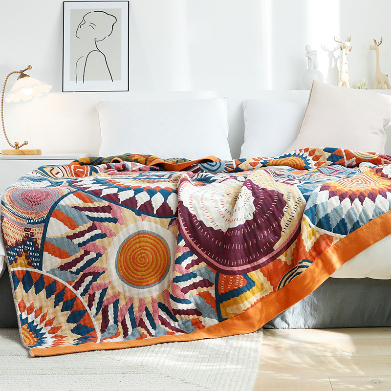 Gauze Cotton Towelling Quilt Single And Double (Photo