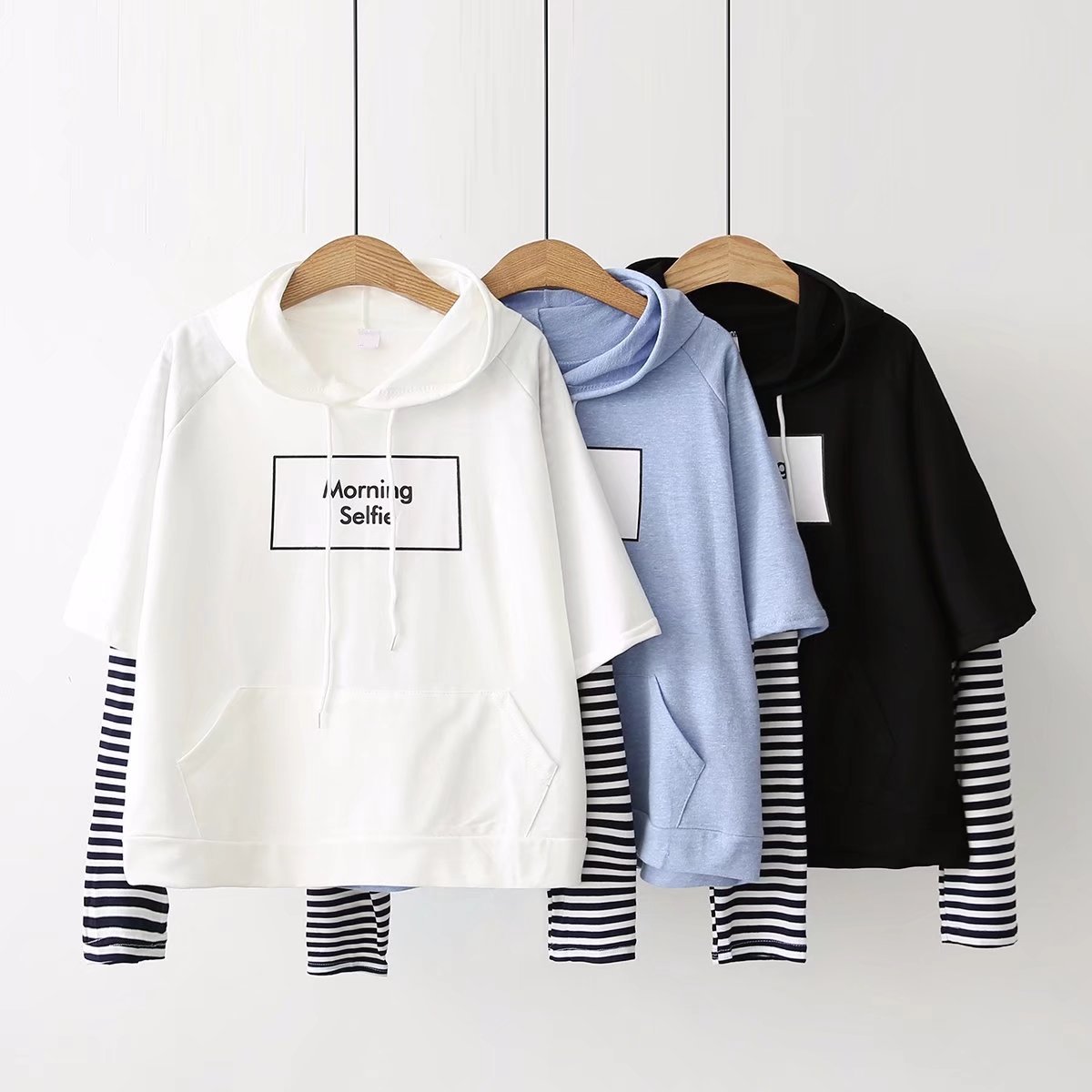 Title 5, Fake two hooded sweaters