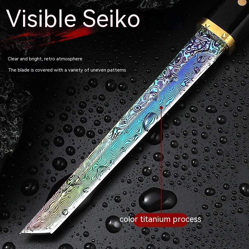 Damascus Steel Fruit Knife High Grade Cutting Tools Portable