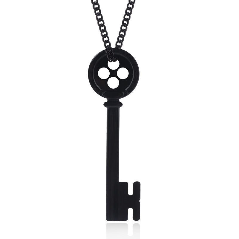 Black Key Pendant Halloween Gift Ornament (1style)