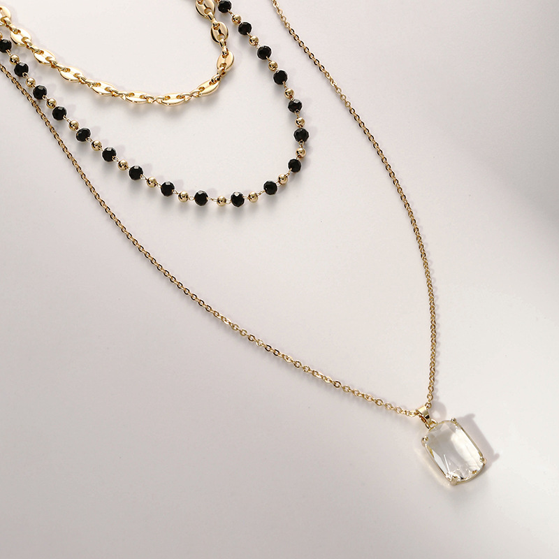 Multi-Layered Wear Cool Pendant Clavicle Chain