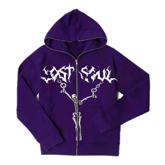 Hoodie Clothes Coat Hip Hop Street Purple - Shop at LoveMi