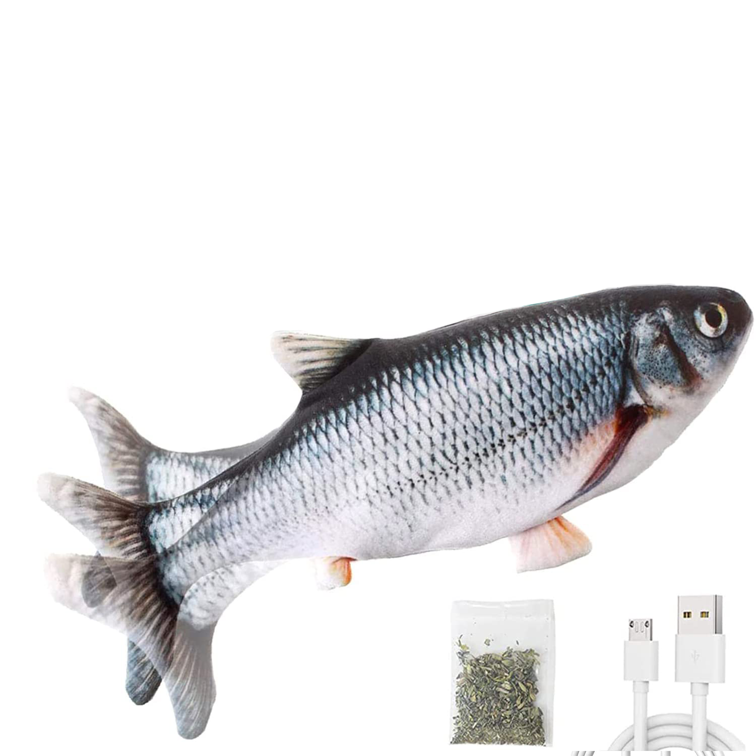 Flopping Fish Catnip Kicker Toy