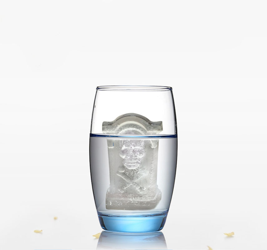 Tombstone Silicone Ice Tray Halloween Cake Mold Horror Evil Tombstone