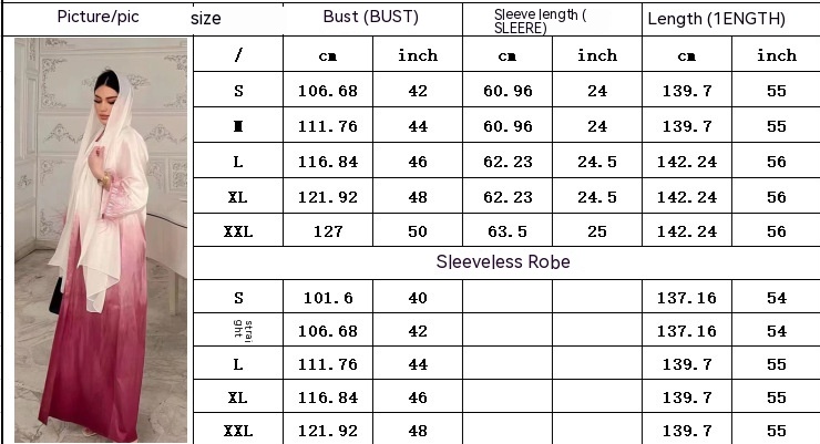 Gradient Fashion Feather Two-piece Set Dress