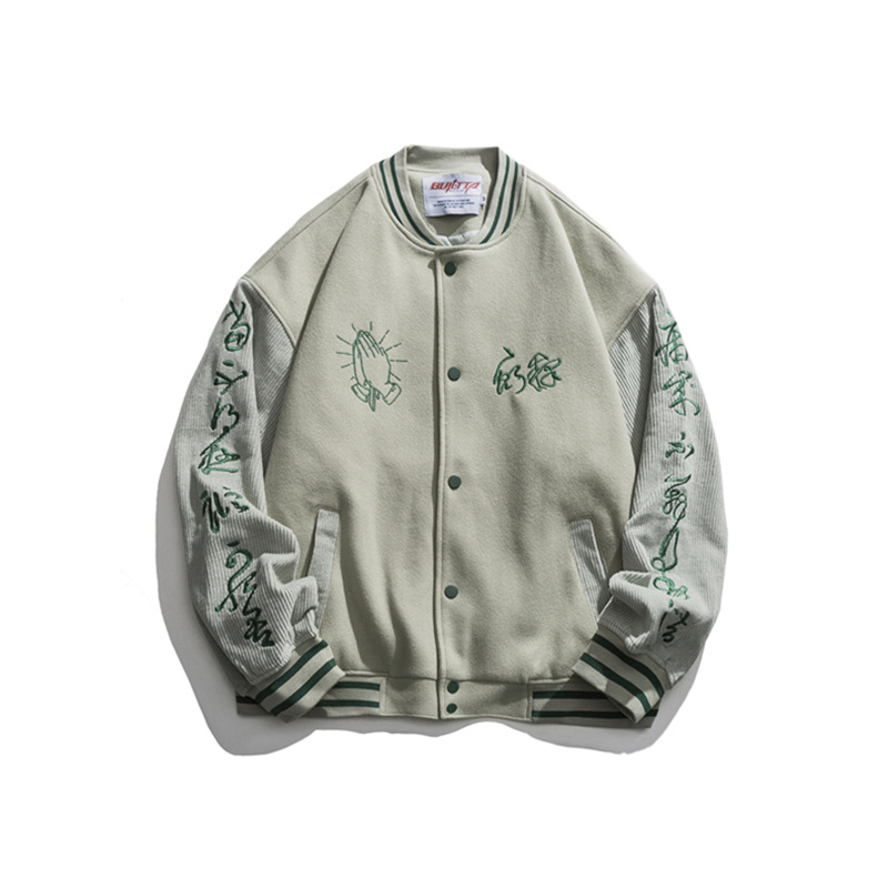 New Style Baseball Jersey Top Embroidered Jacket
