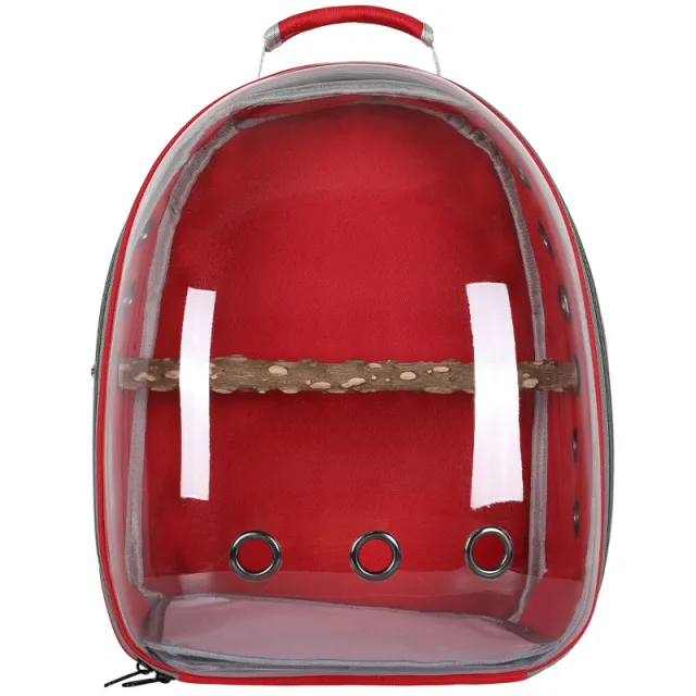 Convenient Outing Parrot Myna Bird Cage Red - Shop at LoveMi