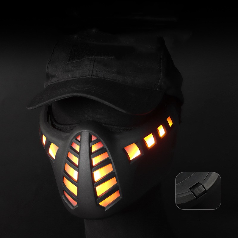 Halloween Carnival LED Half Face Mask — foto 6