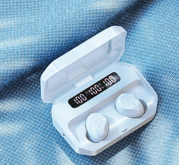Binaural Digital Display With Power Bank Bluetooth Headset - Image 8