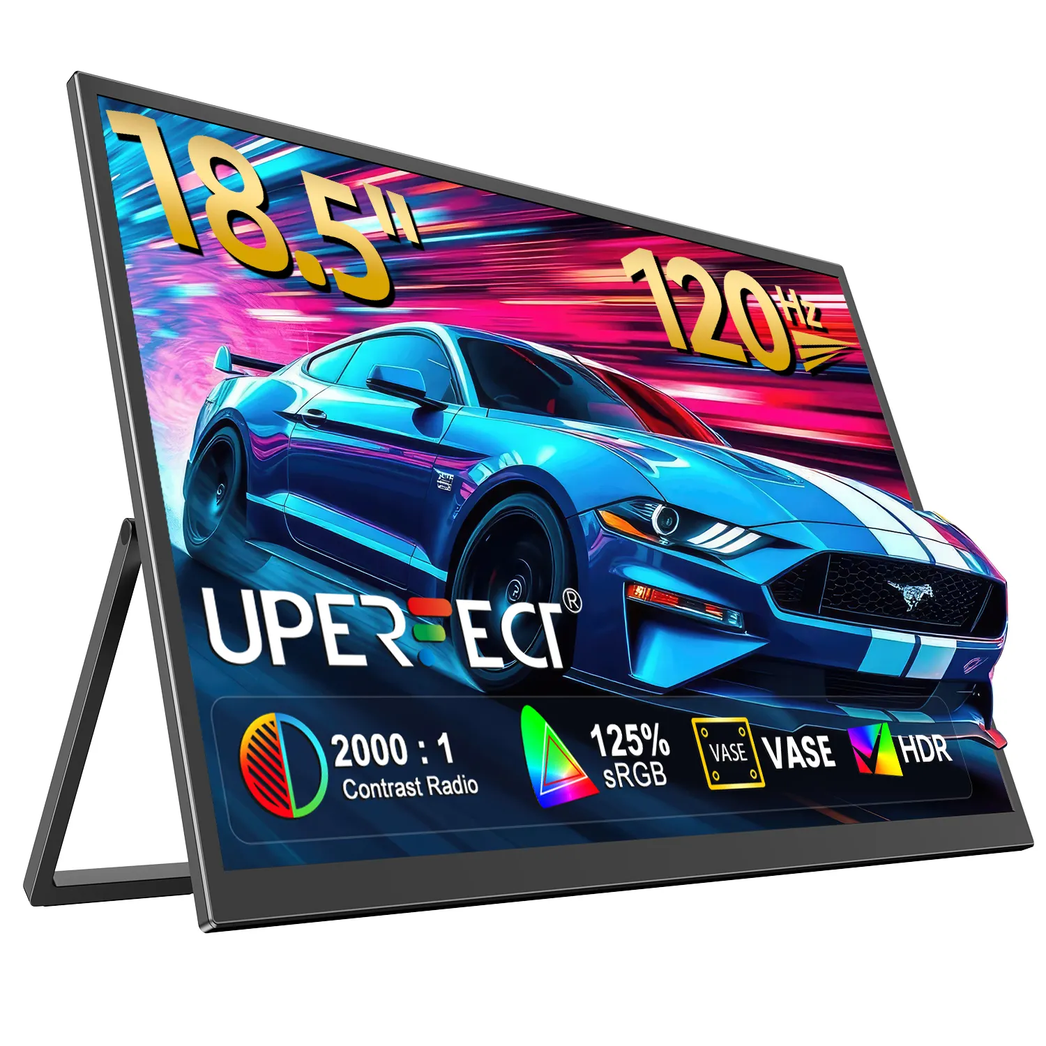 UPERFECT Portable Monitor 18.5 Inch, 120Hz 1080P