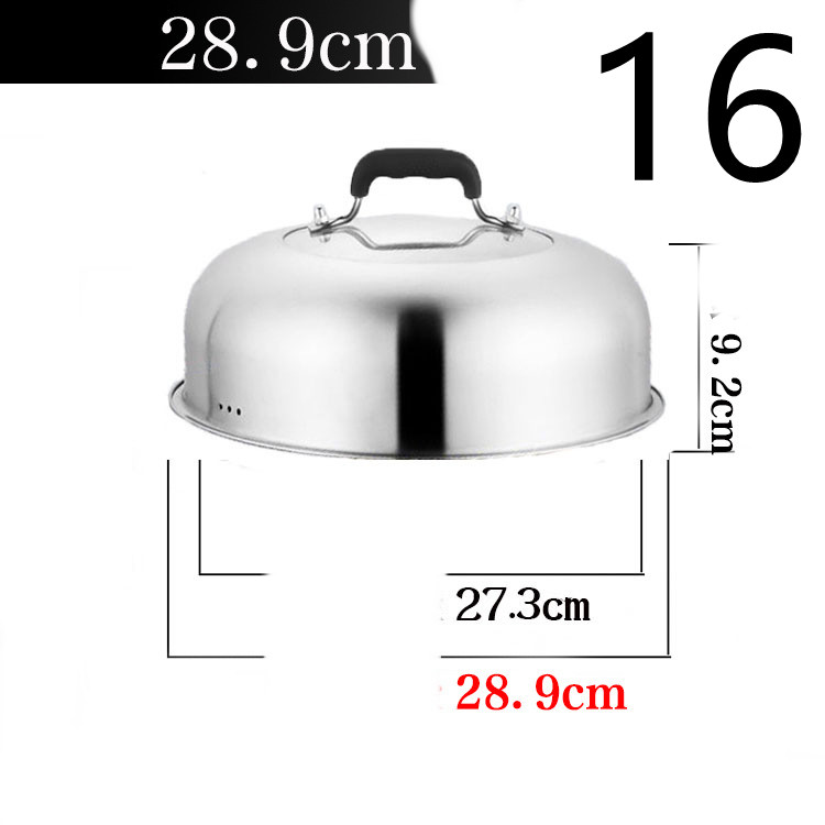 Title 3, Stainless Steel Heightened Round Household Wok ...