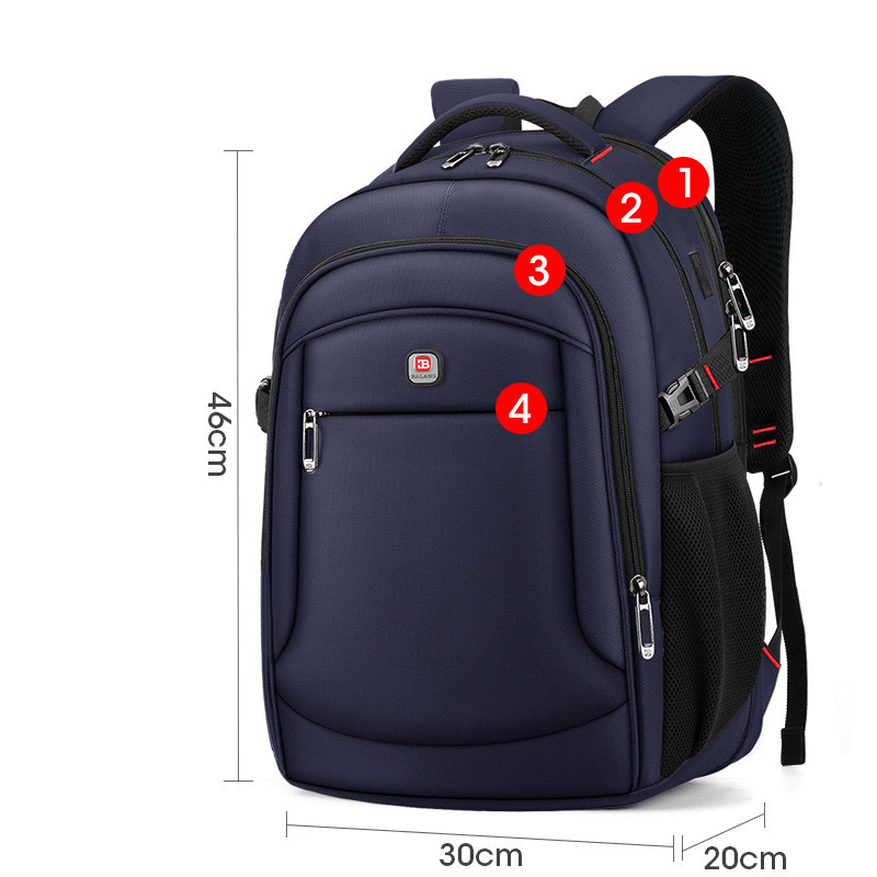 Casual Men's Laptop Bag Fashion Student School Bag - Image 3